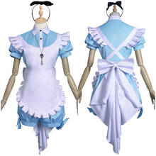 Anime Black Butler Cosplay Ciel Phantomhive Cosplay Costume Maid Apron Dress Uniform Outfit 2024 - buy cheap