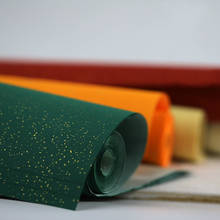 Papel de caligrafia rabo de arroz pequeno regular, papel artesanal semi-maduro 10 folhas de papel batik xuan folha de ouro chinês 2024 - compre barato