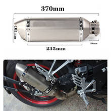 Silenciador de tubo de Escape Universal para motocicleta, 51MM, para Z800, GSXR750, CBR300 2024 - compra barato