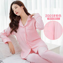 100% Cotton Woman Pajamas Sets Postpartum Breast-feeding Clothes Autumn Maternity Pyjamas Suit Pregnant Nursing Sleepwear 2024 - buy cheap