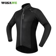 WOSAWE Waterproof Thermal Cycling Jacket Autumn Winter Warm Up Bicycle Clothing Windproof Windbreaker Coat MTB Bike Jerseys 2024 - buy cheap