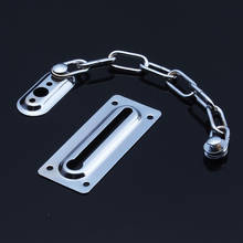 Sliding Door Lock Chrome Door Lock Chain Bolt Safety Chain Hotel Office Security Chain Gate Cabinet Latches Decorative Hardware 2024 - buy cheap