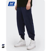 INFLATION-pantalones de chándal para hombre, pantalón informal de cintura elástica con bolsillo, estilo Hip Hop, color negro, 3681S21, 2021 2024 - compra barato