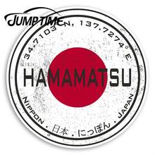 Jump Time-pegatinas de vinilo de Japón Hamamatsu, pegatina de bandera japonesa, accesorios para coche, parachoques de ventana 2024 - compra barato