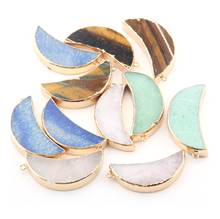 Natural Stone Pendants Mood Shape Exquisite accessories DIY for Necklace or Jewelry Making Reiki Healing Jewellery Gift 2024 - buy cheap