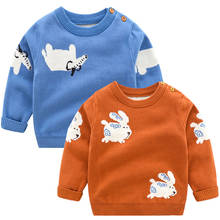 Christmas Style Baby Boys Girls Cute Cartoon Printed Sweater Baby Boys Girls Pullover Tops Autumn Winter Baby Boys Girls Clothes 2024 - buy cheap