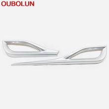 OUBOLUN For Toyota Vios XP150 LHD 2019 ABS Console Dashboard Air Condition Vent AC Left Right Wind Outlet Cover Trim Accessories 2024 - buy cheap