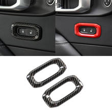 Door Lock Switch Decoration Cover Trim Sticker for Jeep Wrangler JL Gladiator JT 2018 2019 2020 2021 2022 Car Inner Accessories 2024 - buy cheap