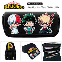 My Hero Academia Plus Ultra Deku Canvas Zipper Pencil Wallet Purse Bags Boy Zipper Bog Girl Students Bags 2024 - buy cheap