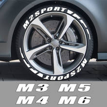 Pegatinas de goma con letras 3D para rueda de coche, accesorio deportivo para BMW M1, Homage, 40i, M2, CS, M3, E92, M4, M5, Z1, Z3, Z4, E89, E85, Z8 2024 - compra barato