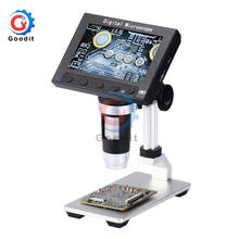 4.3 inch LCD Digital Microscope 50X-1000X Magnification Endoscope with Aluminum Alloy Stand 8 LED Light Video Camera Microscope 2024 - buy cheap