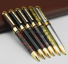 Шариковая ручка Jinhao 250, металлическая, серебристая и золотистая отделка, разноцветный гаджет для письма, товары для бизнеса, офиса, дома и школы 2024 - купить недорого