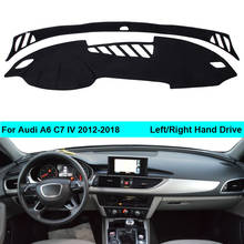 For Audi A6 C7 IV 2012 - 2018 LHD RHD 2 Layers Car Dashboard Cover Carpet Cape Rug Shade Carpet Dashmat Pad 2017 2016 2015 2014 2024 - buy cheap