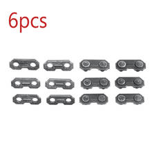 6pcs/set New 3/8 .063 Chainsaw Chain Repair Replacement Joining Links 17.5x6.9mm 2024 - buy cheap