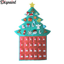 Dispaint 5D DIY Diamond Painting Christmas Tree New Year Gift Kid Toy Artificial Tree Wall Window Sticker Christmas Home Decor 2024 - buy cheap