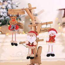 Colgantes de felpa de Navidad para niños y niñas, adorno de árbol de Navidad, decoraciones para fiesta en casa, regalo de Año Nuevo 5z, 2021 2024 - compra barato