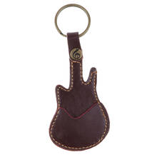 Portable Guitar Pick Holder Leather Plectrum Case Bag Keychain Key Fob Cases 2024 - buy cheap