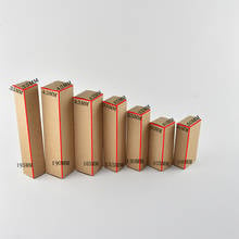 50pcs  Kraft Paper Gift Box Cosmetic Craft Candle Valves Tubes White Black Packing Boxes 2024 - buy cheap