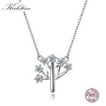 Kaletine colar de prata esterlina 925, colar com pingente árvore da vida longa feminino, boho de cristal, joias da moda 2019 2024 - compre barato