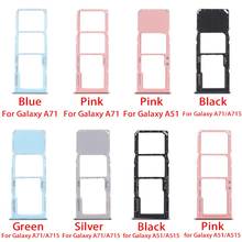 SIM Card Tray+SIM Card Tray+Micro SD Card Tray for Samsung Galaxy A71/A51/A51/ A515 2024 - buy cheap