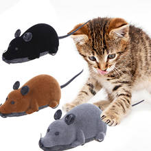 Забавная игрушка для кошек электрическая мышь игрушки для домашних животных для кошек беспроводной пульт дистанционного управления имитация мыши забавные игрушки для кошек и котят 2024 - купить недорого