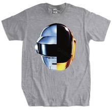 Male Black Tshirt Men T shirt Daft Punk Helmet Random Access Memories Fashion Unisex Teeshirt Euro Size men cotton top tees 2024 - buy cheap