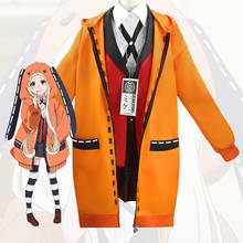 Disfraz de Kakegurui Yumeko Jabami Yumeko para niñas, conjunto completo de Anime, Escuela Japonesa, Cosplay 2024 - compra barato