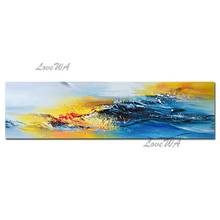 Abstract Canvas Wall Art Unframed Pure Handmade Abstract Canvas Oil Painting Large Size Quality Colorful Paintings Artwork 2024 - buy cheap