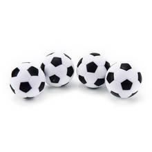 4 pçs/set 32mm Branco Preto Mini Bola de Plástico de Futebol de Mesa de Pebolim Bola Football Futebol Rodada Peças de Máquina de Jogos De Salão 2024 - compre barato