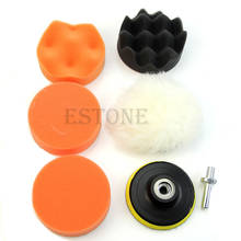 7Pcs 3'' Buffing Pad Auto Car Polishing Wheel Kit Buffer + M10 Drill Adapter  2024 - buy cheap