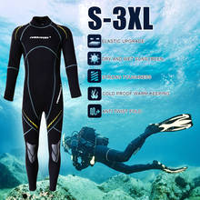 Неопреновый гидрокостюм 3 мм для подводного плавания, тепловые высококачественные зимние теплые гидрокостюмы, полный костюм, оборудование для плавания, серфинга, каякинга 2024 - купить недорого
