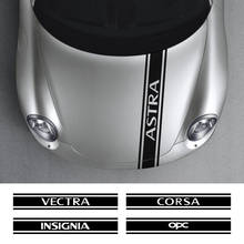 Cubierta de capó de motor de coche, pegatinas impermeables para Opel Astra Corsa Insignia Mokka OPC Vectra, película de vinilo automática, accesorios de calcomanía 2024 - compra barato
