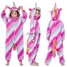 New Rainbow Unicorn Cartoon Animal Pajama Baby Girl Clothes Boys  Pijamas Unicorn Pajamas Kids Christmas Pyjamas 2024 - buy cheap