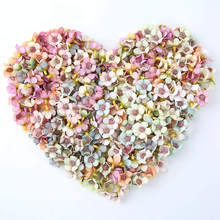 Mini flor Artificial de seda para boda, fiesta de compromiso, decoración del hogar, flores falsas, 50/100 Uds. 2024 - compra barato