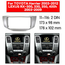 2 Din Car Audio Refit Panel CD Face Frame Navigation Bracket For Lexus RX330 RX350 For Toyota Harrier DVD Dash Kit Trim Fascia 2024 - buy cheap