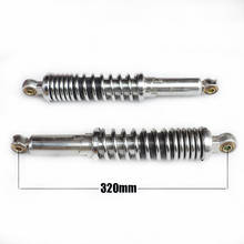 Amortecedor traseiro universal de prata 320mm, suspensão para moto macaco de motocicleta z50 dax jc70 2024 - compre barato