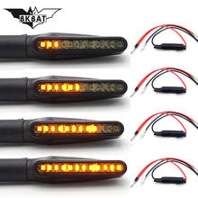 Flashing moto LED stop signal turn signals brake light For luz trasera moto stop lamp motorcycle shadow honda zx6r 2008 xr 600 2024 - buy cheap