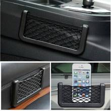 For Skoda Fabia superb YETI Octavia A5 A7 Car Seat Side Back Storage Net Bag Phone Holder Pocket Organizer Stowing Trunk Net 2024 - buy cheap