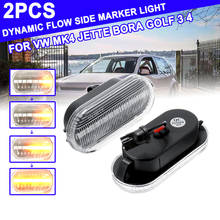 1 Pair LED Dynamic Side Marker Indicator Signal Lights For VW MK4 Jette Bora Golf 3 4 Lupo Passat 3B 3BG Polo 6N 6N2 9N 2024 - buy cheap
