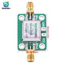 Ganho 20db 5-6000mhz do amplificador de potência do amplificador de sinal de banda larga do baixo nível de ruído do rf de 10 pces 5m-6ghz 2024 - compre barato