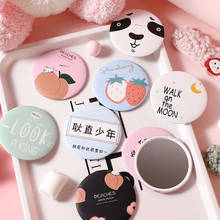 Multi Styles Round Makeup Mirror Cartoon Pattern Portable Compact Pocket For Women Girl Cosmetic Small Compact Mirrors 2024 - buy cheap