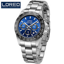 LOREO Ceramic Bezel Mens Watches Top Brand Luxury Automatic Mechanical Watch Men 100M Waterproof Luminous Watch Relogio Masculin 2024 - buy cheap