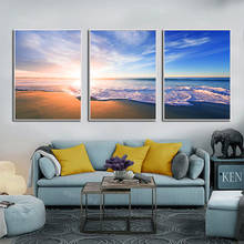 Beach Horizon Wave Wall Art Picture Nature seascape Nordic Posters And Prints Canvas Painting Modern Living Room Home Decor 2024 - buy cheap
