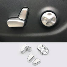 Interruptor de ajuste de asiento de coche, pegatinas embellecedoras ABS mate de 6 piezas para Jeep Cherokee KL 2014-2018, accesorios 2024 - compra barato