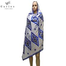 Bufanda grande musulmana 2021 de algodón para mujer, pañuelo Hijab de Dubái, de buena calidad, gran oferta, 100% 2024 - compra barato