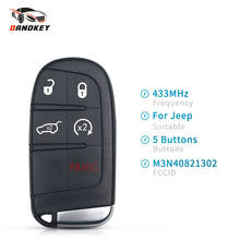Dandkey For Jeep Grand Cherokee 2014 2015 2016 2017 2018 433MHz ID46 Chip Fob 2/3/4/5 Buttons Remote Car Key M3N40821302 2024 - buy cheap