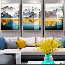 New Chinese Landscape Painting Abstract Style Canvas Painting Art Print Poster Picture Wall Living Room Home Decor 2024 - buy cheap