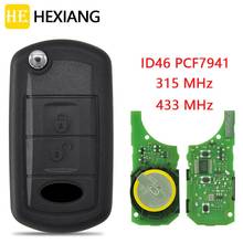 HEXIANG Remote Car Key For Land Rover Range Rover Discovery 3  With ID46 PCF7941 Chip 315/433MHz 2024 - buy cheap