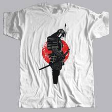 new arrived men t-shirt summer Samurai martial artser kendo japan karate jui jitsu Gift male cotton tee-shirt bigger size 2024 - buy cheap