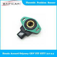 Baificar sensor de posição do acelerador, novo sensor de posição genuíno para honda accord odyssey crv fit city 2.0 2.4 2024 - compre barato